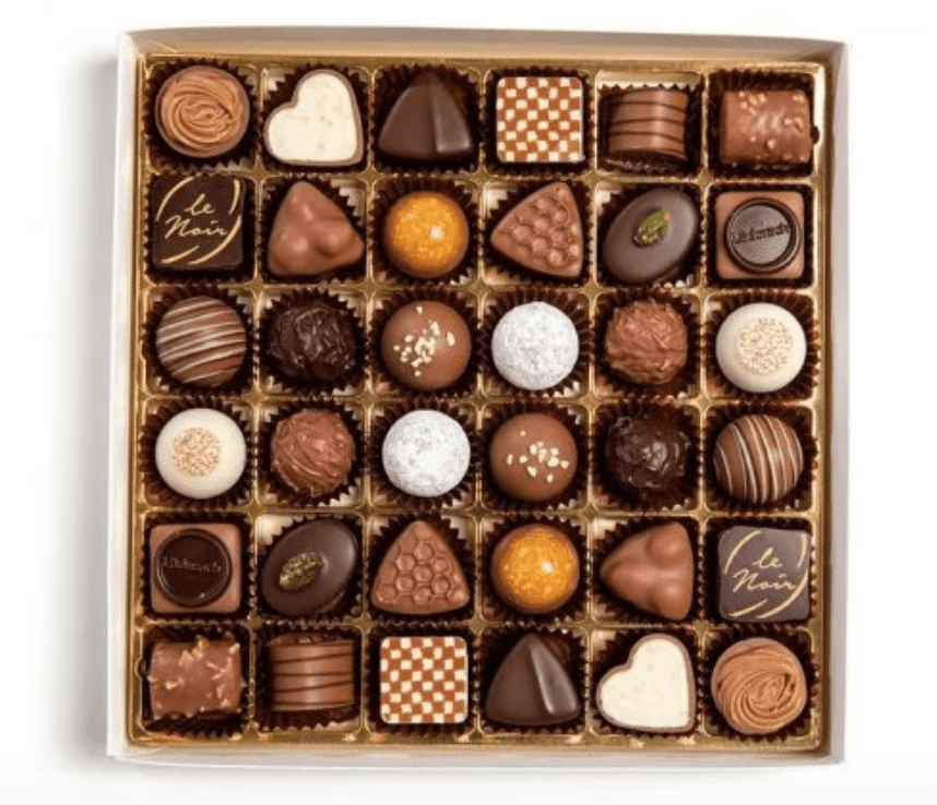 Pralines & Truffles with alcohol 36 pcs per box