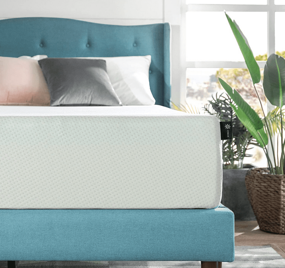 Zinus 12英寸绿茶记忆泡沫床垫