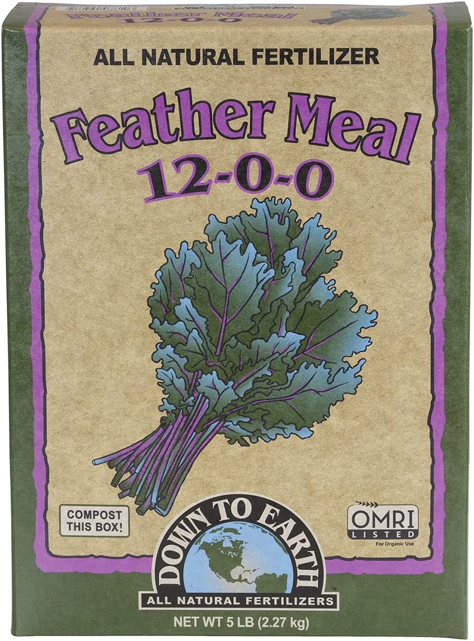 羽毛粉有机肥 Down to Earth Organic Feather Meal (12-0-0)