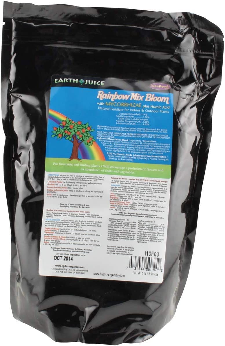 Earth Juice Rainbow Mix Bloom 720292 RAINBOW MIX BLOOM 5LB ￼￼￼