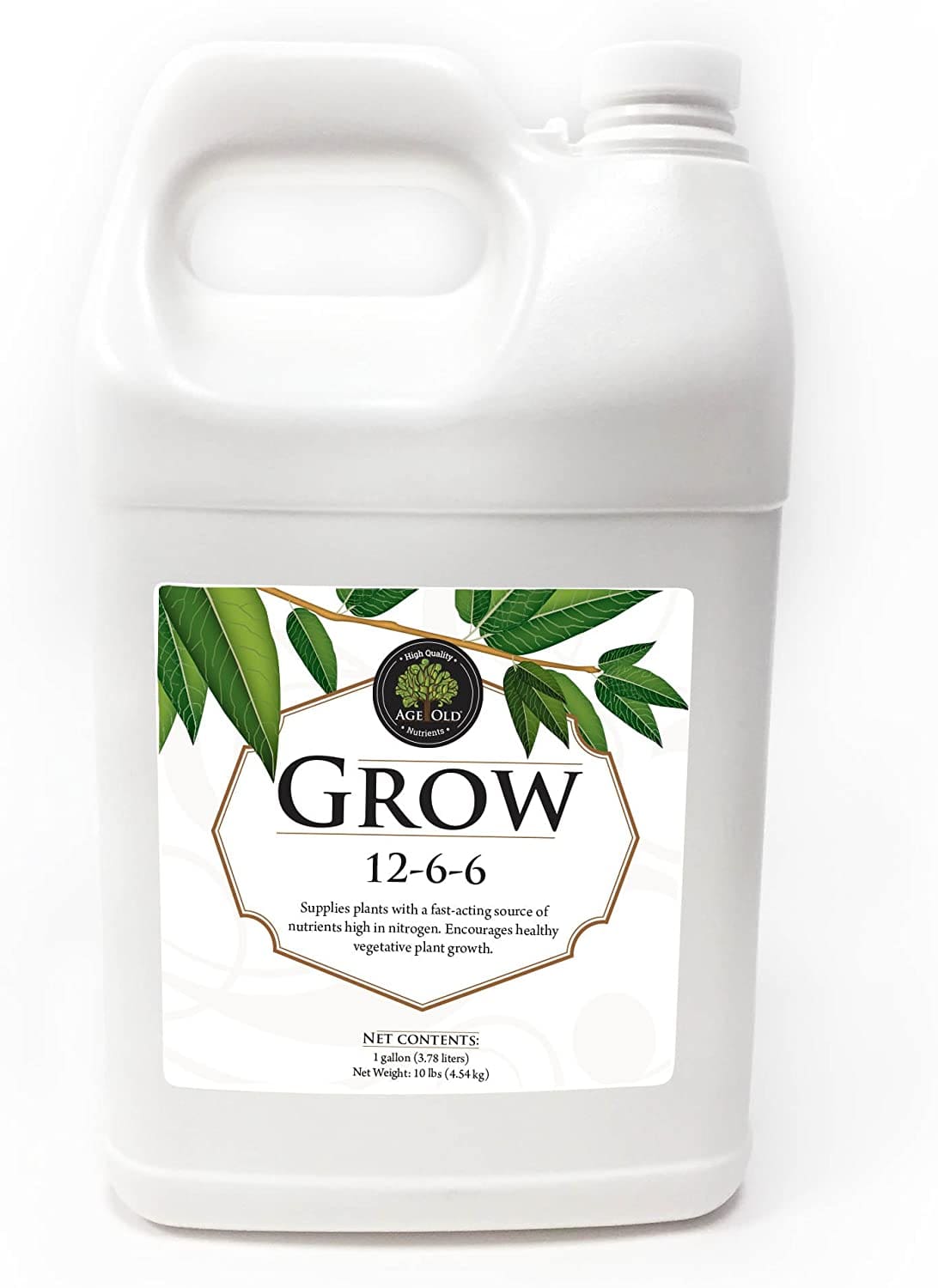 Age Old Grow Natural Based Liquid Fertilizer, 2.5-Gallon