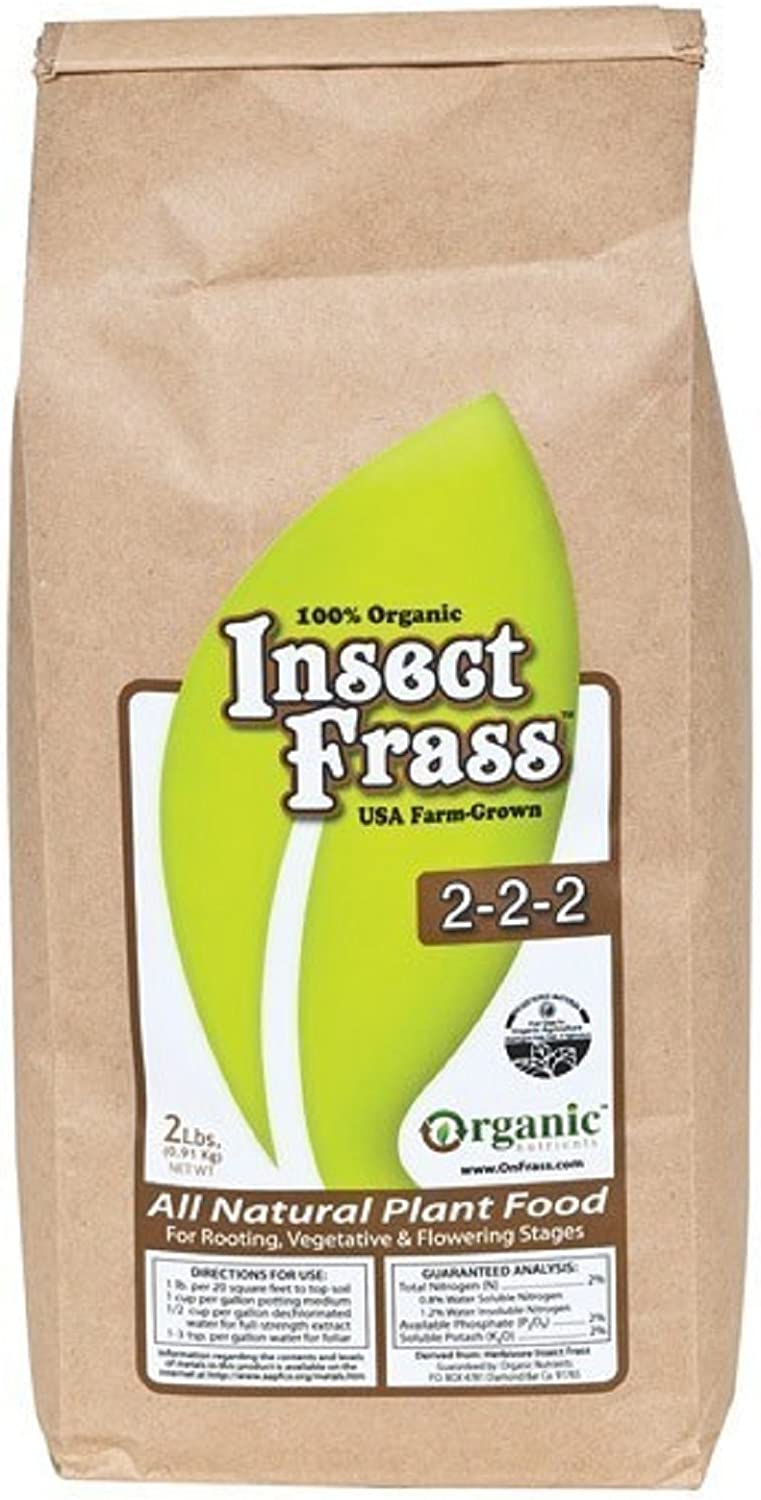 NEW Hydroponics Organic Insect Frass 2-2-2 Plant Food Nutrient Blooming Enhancer