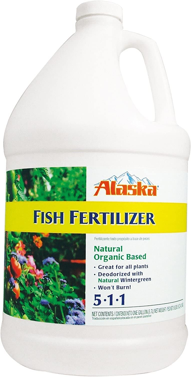 Alaska Fish Emulsion Fertilizer 5-1-1 Concentrate 1 Gallon