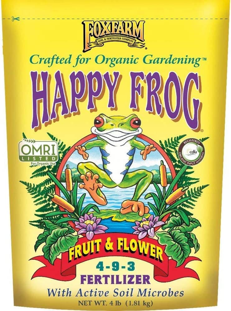 果树&花卉专用复合有机肥 FoxFarm Happy Frog Organic Fruit and Flower Fertilizer(4-9-3)