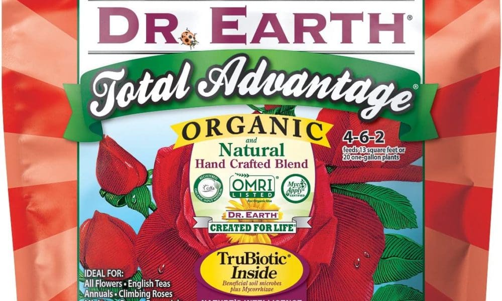 Dr. Earth 72855 1 lb 4-6-2 MINIS Total Advantage Rose and Flower Fertilizer ￼￼￼