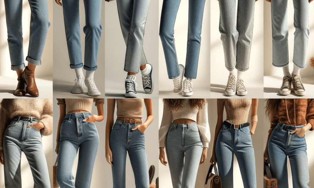 2024年备受欢迎的10款女式高腰锥形牛仔裤购买指南