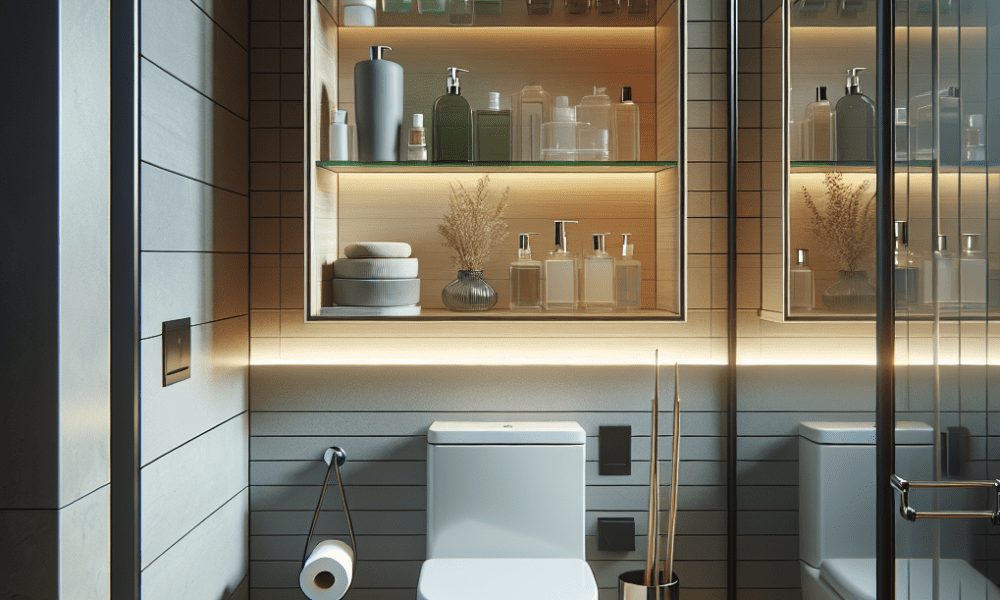 马桶上方玻璃架——卫生间空间的现代优化方案