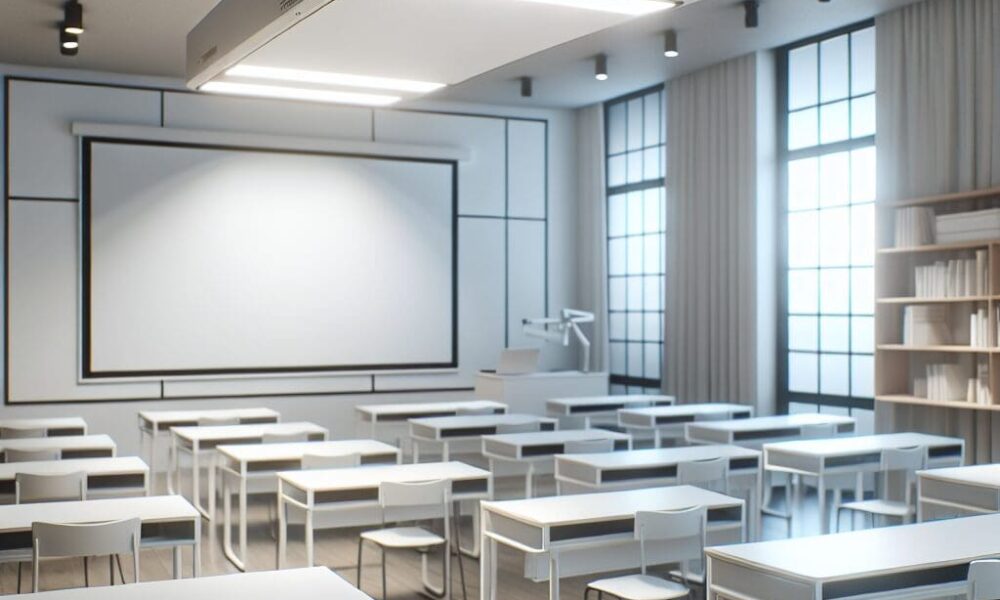 把您的教室改造成协作学习空间的双采 - Epson BrightLink 695Wi