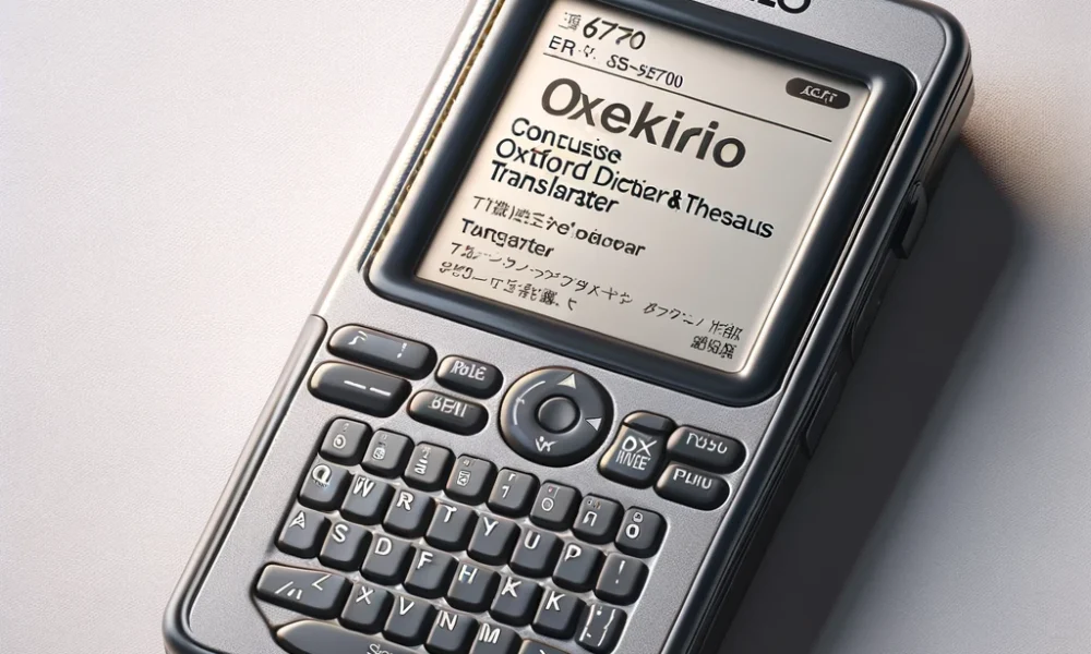 Seiko ER6700精选牛津词典与同义词库翻译器：语言探索的智慧之选