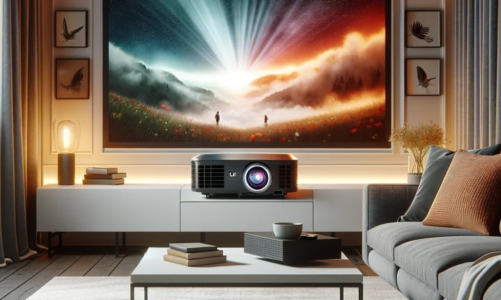 LG HU85LA CineBeam: 超短焦距的4K UHD激光投影仪