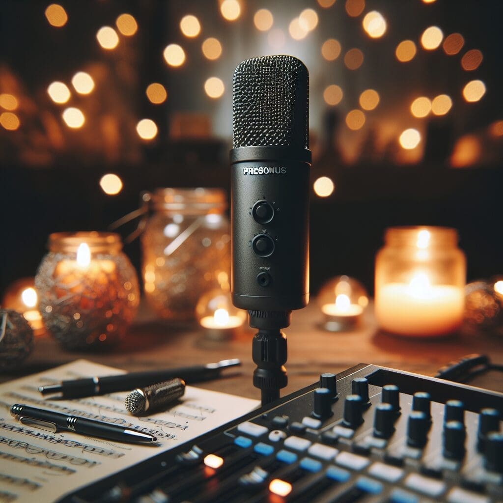 PreSonus PD-70麦克风在充满意境的场景中