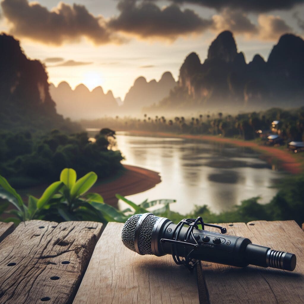 Shure KSM32麦克风在充满意境的场景中