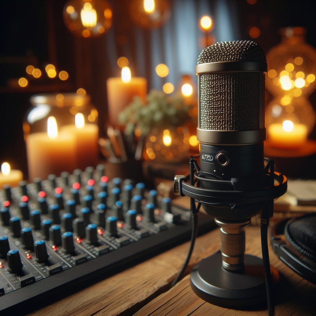 Audio-Technica AT4050麦克风在充满意境的场景中