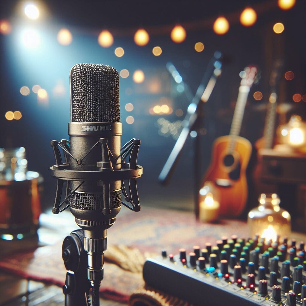 Shure SM81乐器话筒在充满意境的场景中