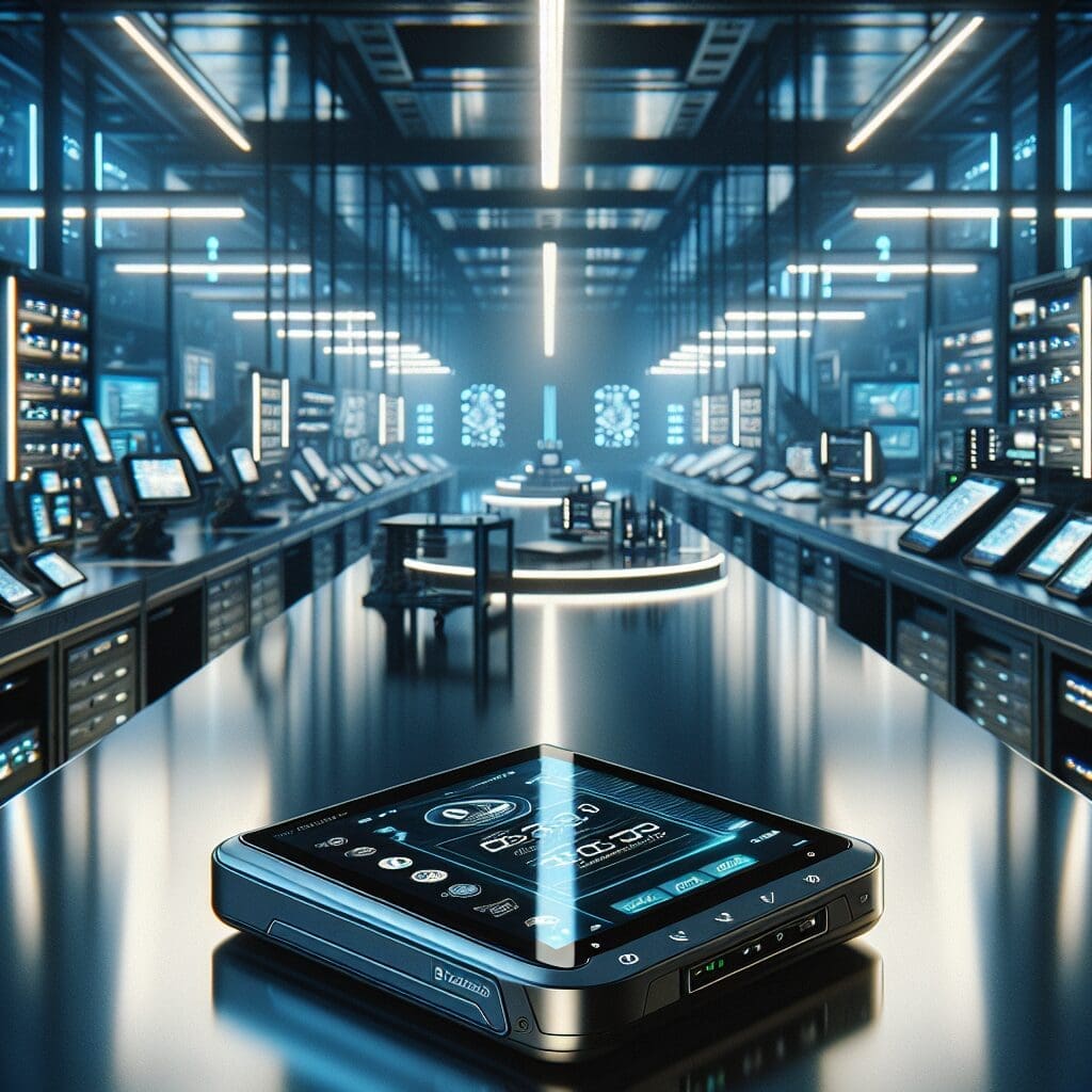 Datalogic Memor 10 in an advanced technology lab