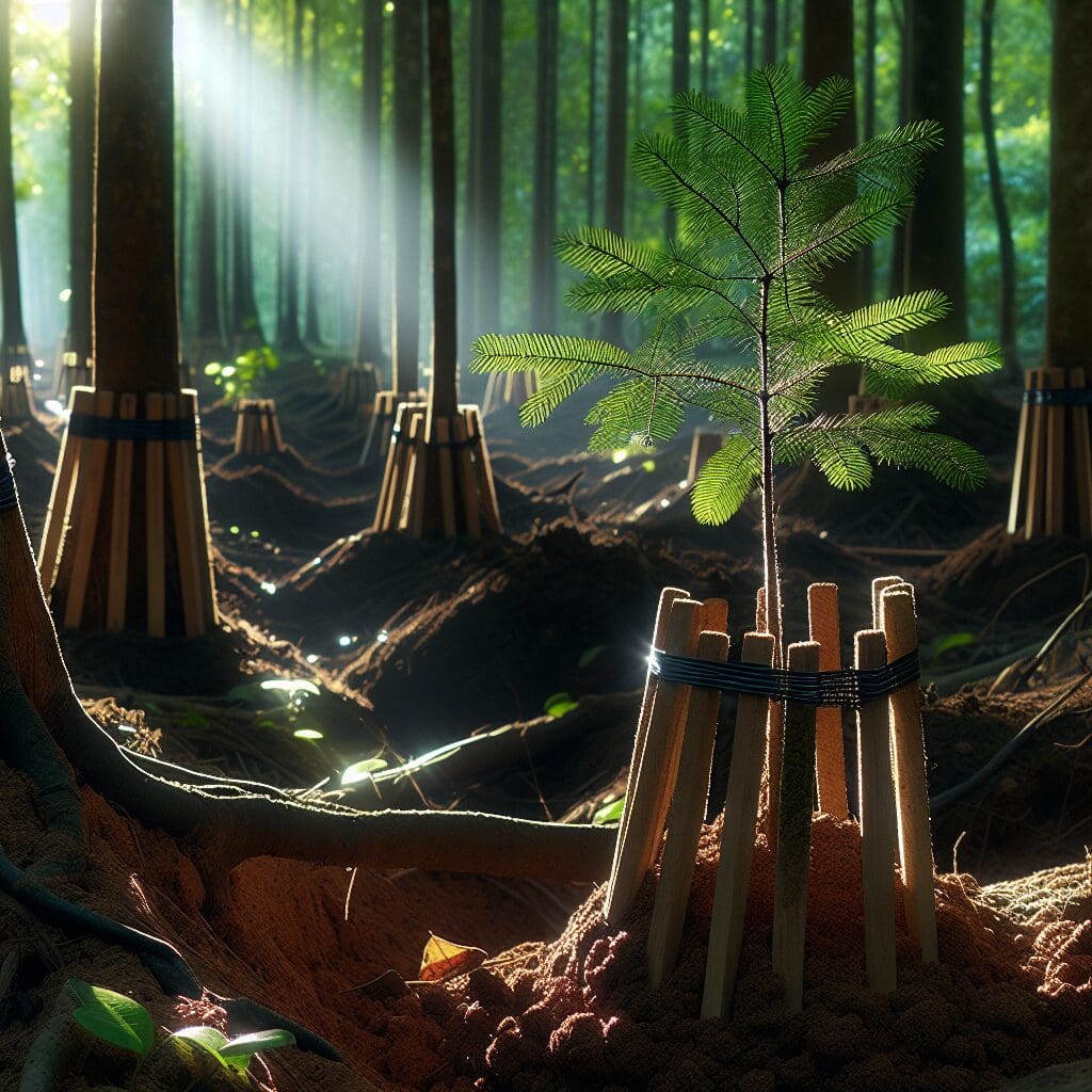 防风固树：10种幼树固定材料推荐